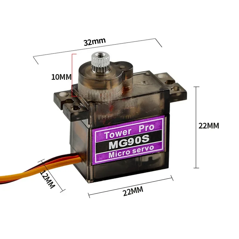 SG90/MG90S 9 グラムマイクロデジタルサーボ 18 - Micro Servo のレビューと価格