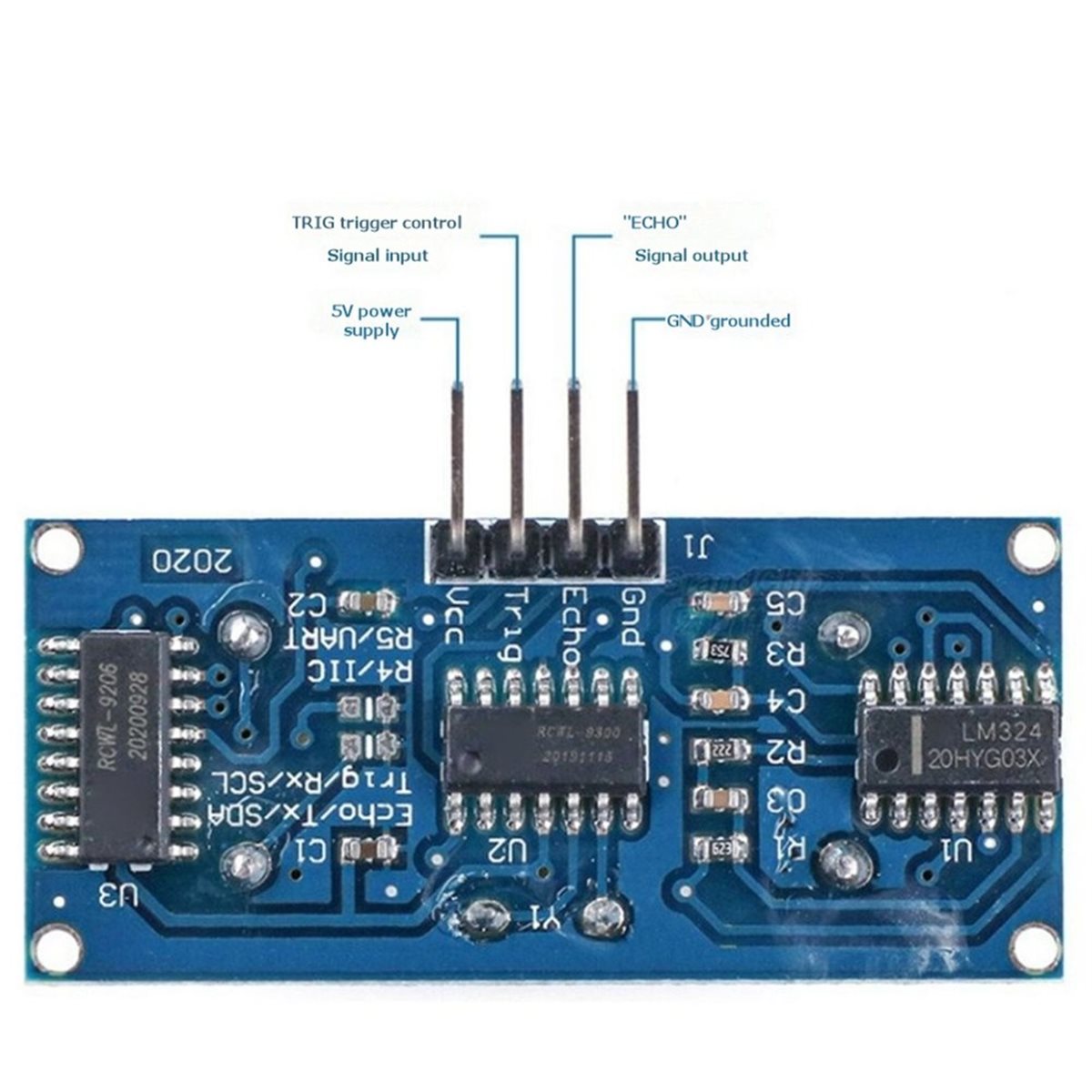 6 個 HC-SR04 超音波センサー距離モジュール超音波セ - Ultrasonic Distance Sensor のレビューと価格