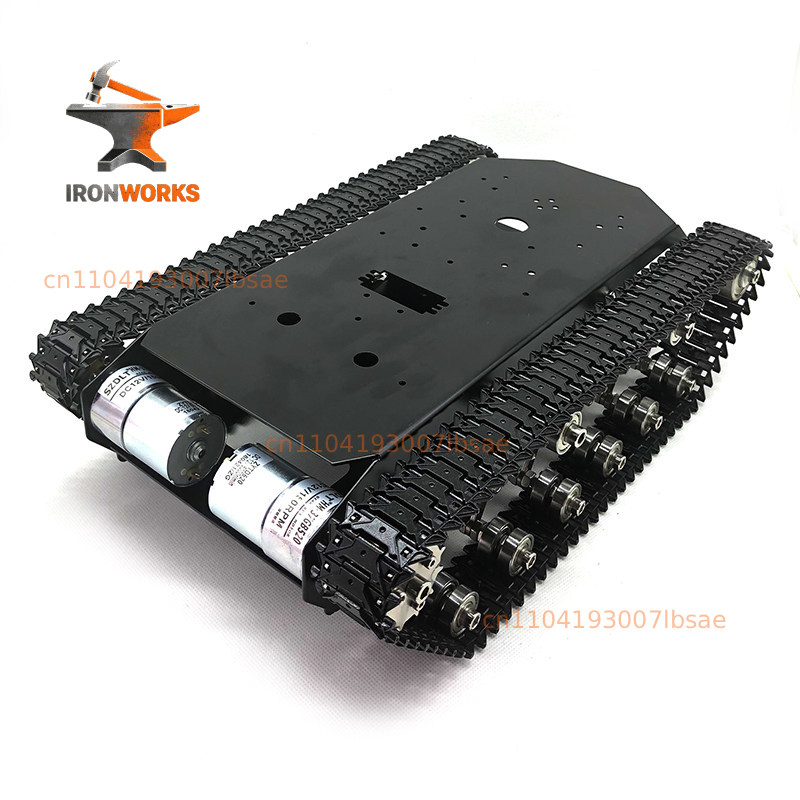 TN70 全金属製トラック式戦車シャーシ、サスペンション衝撃 - Tracked Robot Chassis のレビューと価格