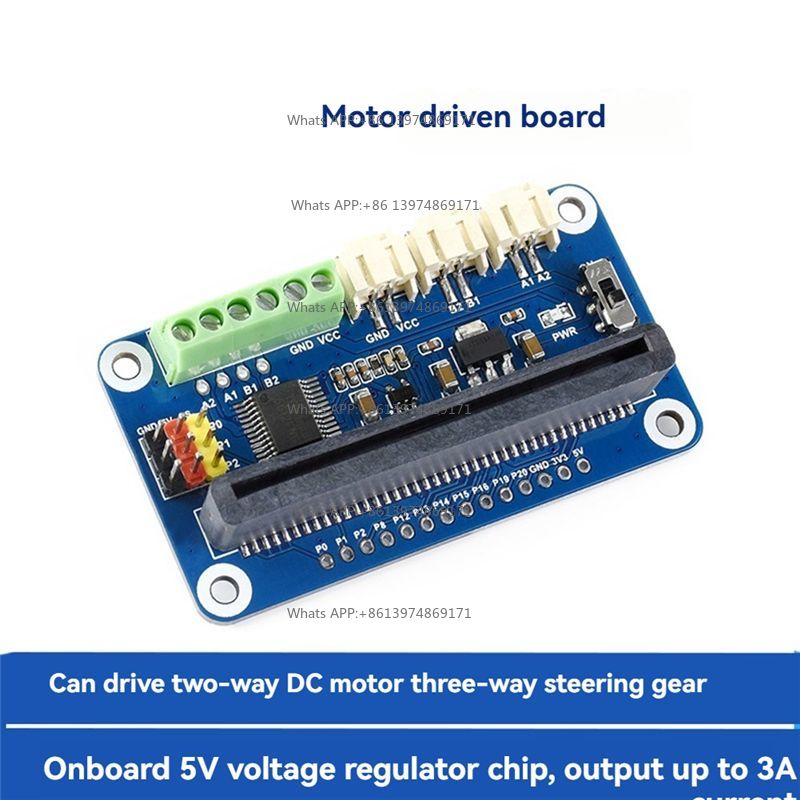 マイクロビット用モータードライバーボード。ロボット工学のDI - Microbit Robot のレビューと価格